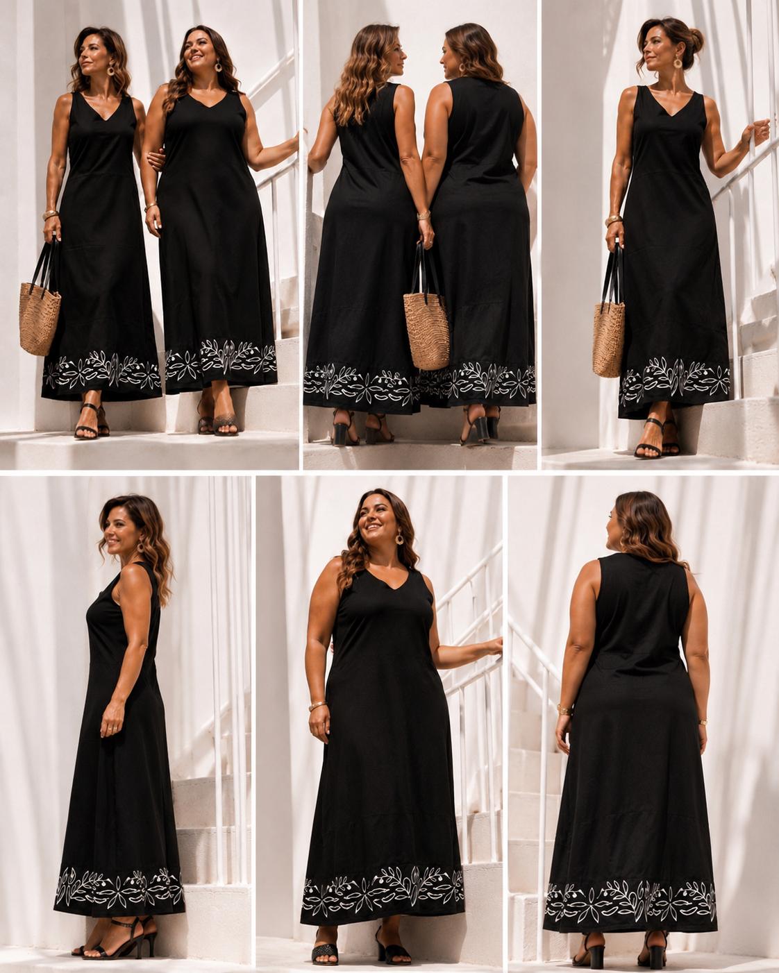 Vestito Aurora Nero