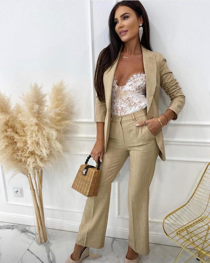 Completo Giacca e pantalone in lino