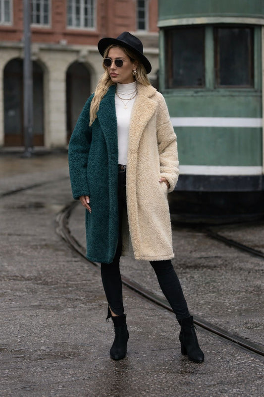 Cappotto doppio colore