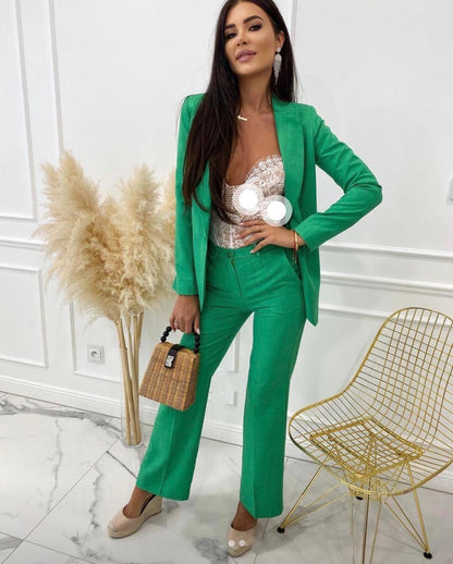 Completo Giacca e pantalone in lino